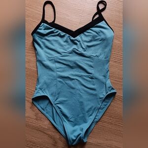 Teal camisole leotard